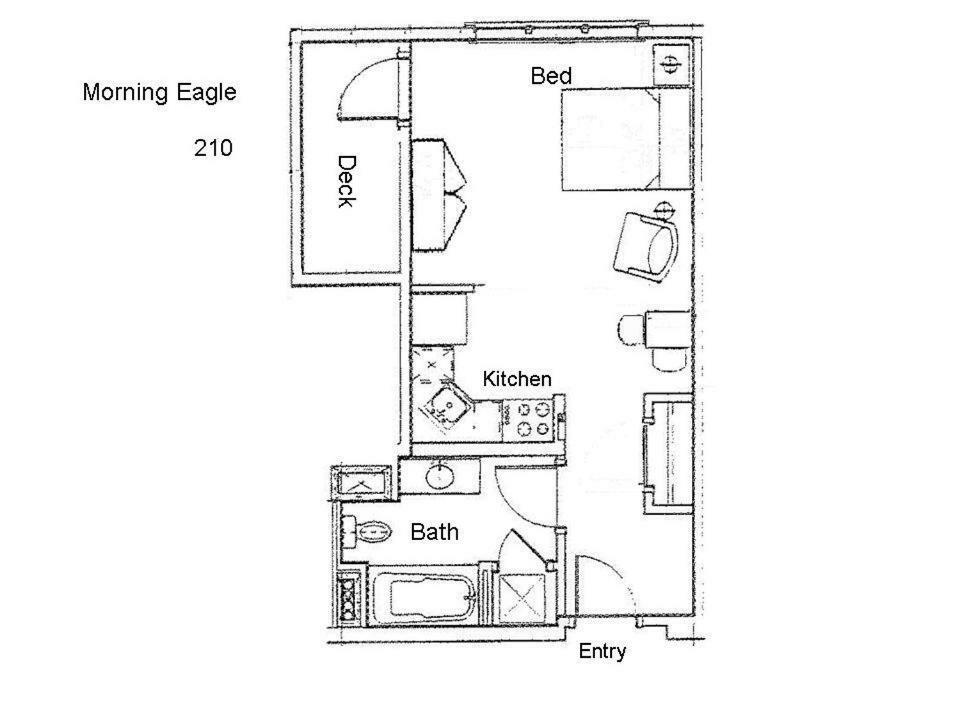 Morning Eagle 210 Hotel Room ホワイトフィッシュ エクステリア 写真